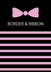 BORDER & RIBBON -Pink Ribbon 23-