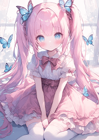 Pink Twin-Tail Butterfly Dream Girl_PL.