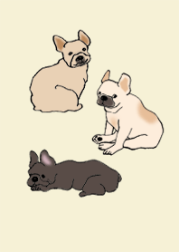 狗 法國鬥牛犬_象牙