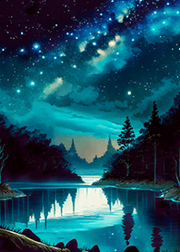 Beautiful starry night view#1649