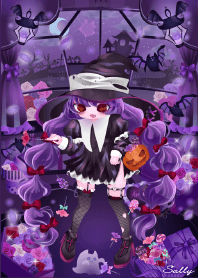 Halloween Witch♡Purple