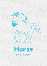 Horse & heart ver_Blue3