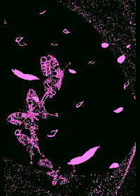 蝶が花びらと舞い踊る着せ替え（PK_NC)
