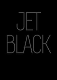 シンプル 漆黒 - JET BLACK