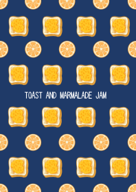 TOAST AND MARMALADE JAM-NAVY BLUEj