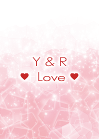 Y R Love Crystal Initial Theme Line Theme Line Store