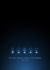 MILORI BLUE LIGHT ICON THEME