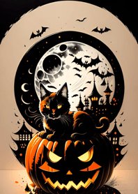 halloween cat 8793Eb