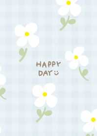 Check pattern flower garden30 from Japan