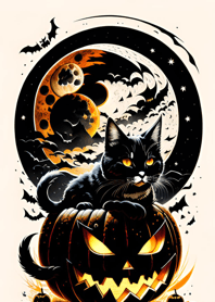 halloween cat d1F59d