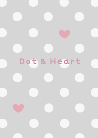 Dot & Heart*gray