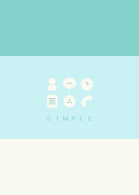 SIMPLE(blue green)V.243b #cool