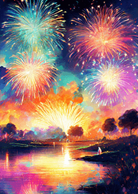 Beautiful Fireworks Theme#812