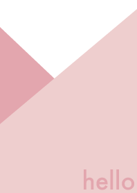 hello - rose pink & beige