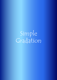 Simple Gradation -GlossyBlue 25-