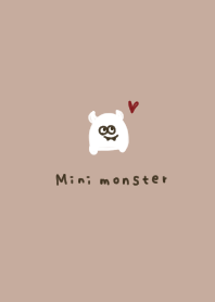 Mini monster and beige.