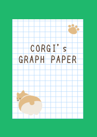CORGI's GRAPH PAPER/GREEN/WHITE