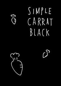 แครอทสีดำเรียบง่าย