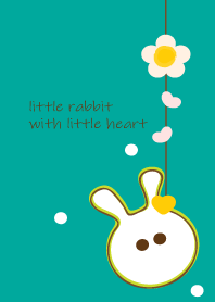 little rabbit with little heart 62
