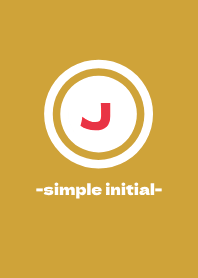 simple initial-J- THEME 14