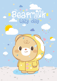 น้องหมีชานม ขี้เกียจ : เมฆสีรุ้ง