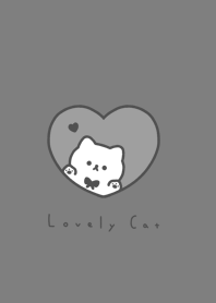 ลูกแมวและหัวใจ / gray black.
