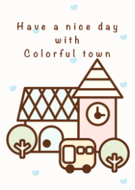 Cute pastel town 6