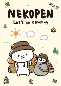 penguin and cat days ตั้งแคมป์