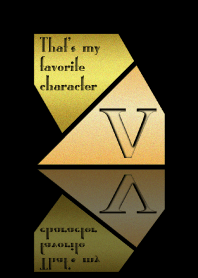 Good fortune Initials 11 "V"(j)