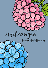 Plant hydrangeas!(Morandi blue)