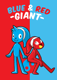 ยักษ์สีน้ำเงินและสีแดง