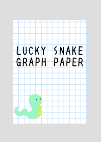 LUCKY SNAKE GRAPH PAPER-GREY