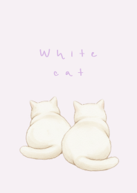 White Cat 3 Light Purple theme