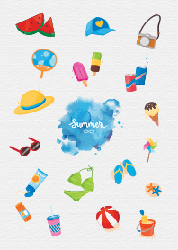 Colorful Summer items