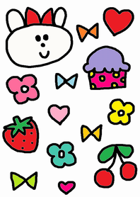 うさぎ x ホワイト