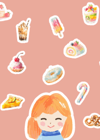 Sweets and girls pink & blue