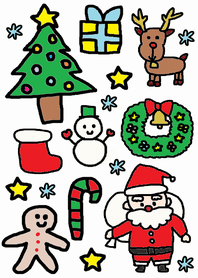 Merry Christmas(white)