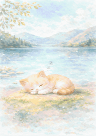 Lakeside Sleeping Kitten Gradient