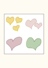 colorful lovely heart