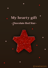 My hearty gift Chocolate Red Star