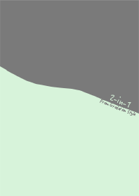 2-in-1 - mint gray