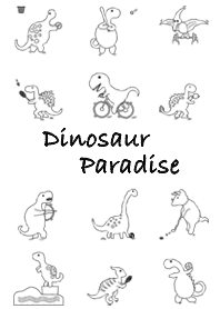 Dinosaur Paradise 15 White(Sport Theme)