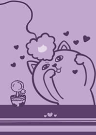 Mischievous Cat - Dark Purple (Pu5)