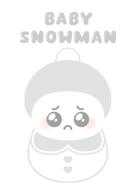 snowman baby [white]