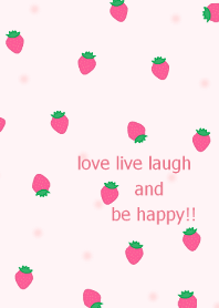 strawberry pattern /dusty pink