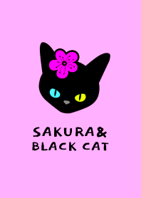 BLACK CAT & cherry blossom THEME 32