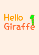 Hello Giraffe orange 16