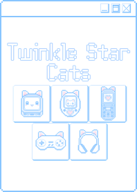 Twinkle Star Cats  Blue