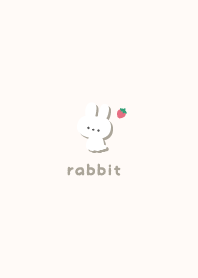 兔子5 草莓 [淺褐色的]