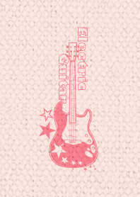 Electricguitar STARS ver_Pink2